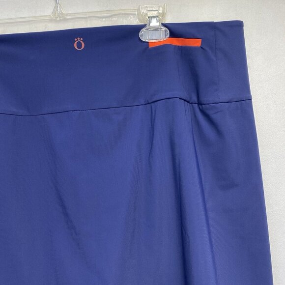 KINONA Party Pleated Golf Skort Women XXL Navy Lined Waistband Zip Pockets New - Picture 14 of 14